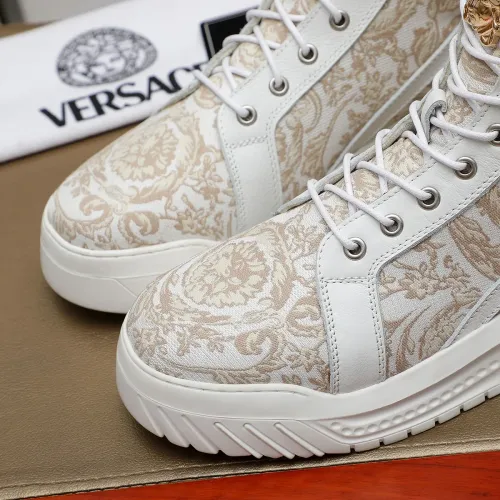 Replica Versace High Tops Shoes For Men #1416494 $85.00 USD for Wholesale
