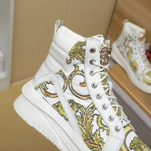 Replica Versace High Tops Shoes For Men #1416497 $85.00 USD for Wholesale
