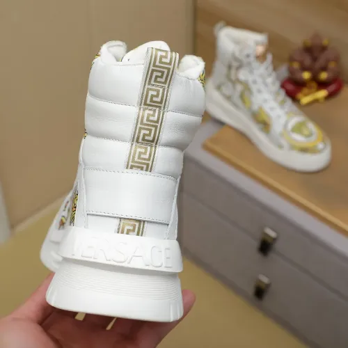 Replica Versace High Tops Shoes For Men #1416497 $85.00 USD for Wholesale