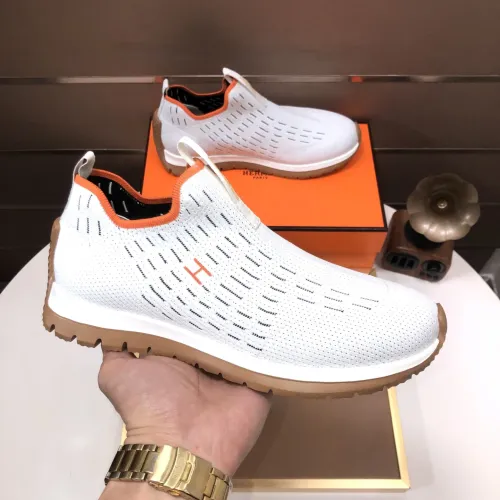 Replica Hermes Casual Shoes For Men #1416508 $85.00 USD for Wholesale