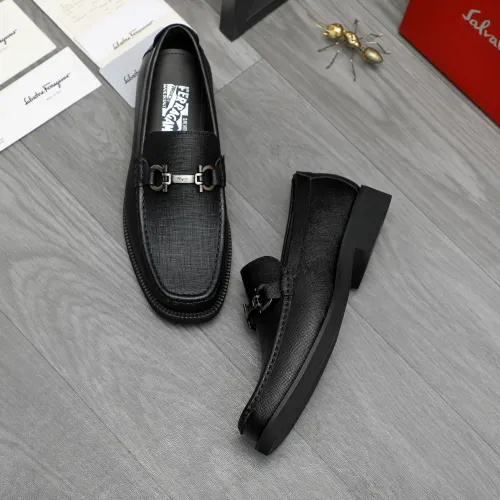 Wholesale Salvatore Ferragamo Leather Shoes For Men #1416533 $96.00 USD, Wholesale Quality Replica Salvatore Ferragamo Leather Shoes