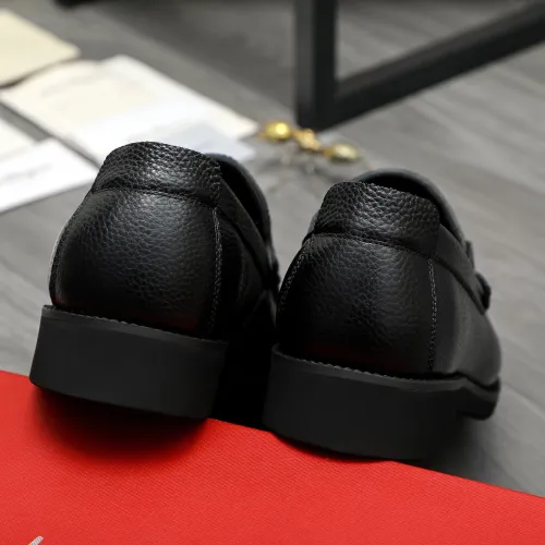 Replica Salvatore Ferragamo Leather Shoes For Men #1416537 $96.00 USD for Wholesale