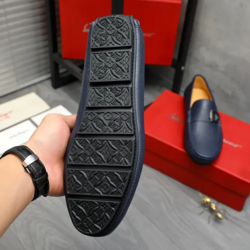 Replica Salvatore Ferragamo Leather Shoes For Men #1416549 $76.00 USD for Wholesale