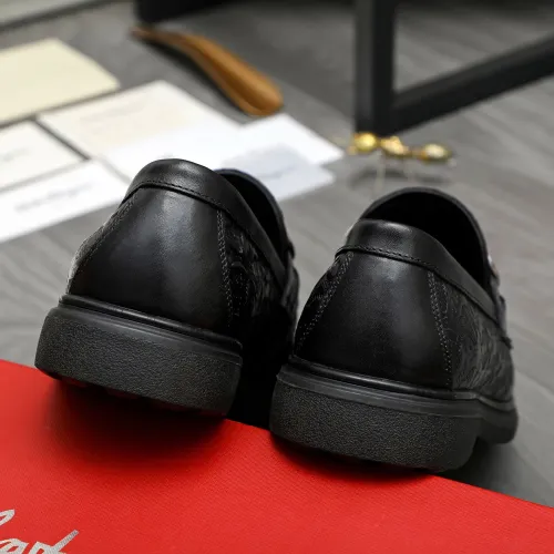 Replica Salvatore Ferragamo Leather Shoes For Men #1416551 $88.00 USD for Wholesale