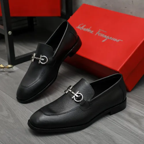 Wholesale Salvatore Ferragamo Leather Shoes For Men #1416562 $88.00 USD, Wholesale Quality Replica Salvatore Ferragamo Leather Shoes