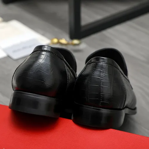 Replica Salvatore Ferragamo Leather Shoes For Men #1416565 $88.00 USD for Wholesale