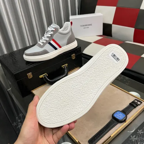 Replica Thom Browne TB High Tops Shoes For Men #1416957 $76.00 USD for Wholesale