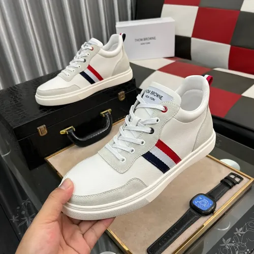 Wholesale Thom Browne TB High Tops Shoes For Men #1416958 $76.00 USD, Wholesale Quality Replica Thom Browne TB High Tops Shoes