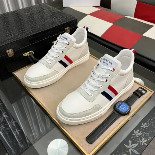 Replica Thom Browne TB High Tops Shoes For Men #1416958 $76.00 USD for Wholesale