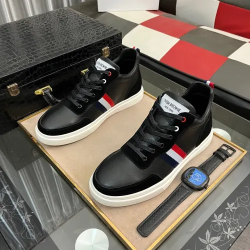 Replica Thom Browne TB High Tops Shoes For Men #1416959 $76.00 USD for Wholesale