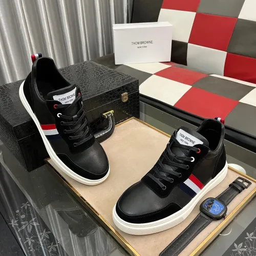 Replica Thom Browne TB High Tops Shoes For Men #1416959 $76.00 USD for Wholesale