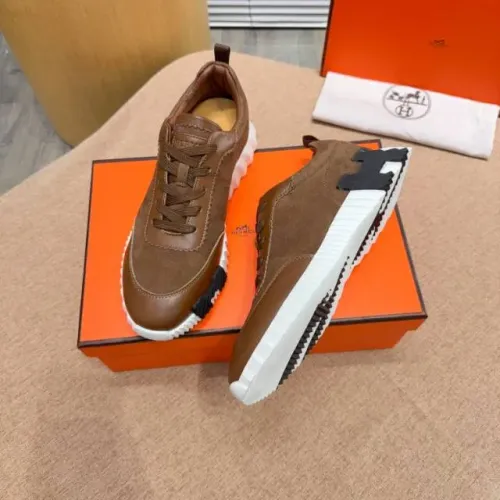 Replica Hermes Casual Shoes For Men #1416978 $76.00 USD for Wholesale