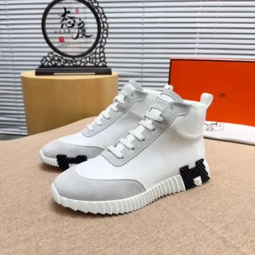Wholesale Hermes High Tops Shoes For Men #1416996 $80.00 USD, Wholesale Quality Replica Hermes High Tops Shoes