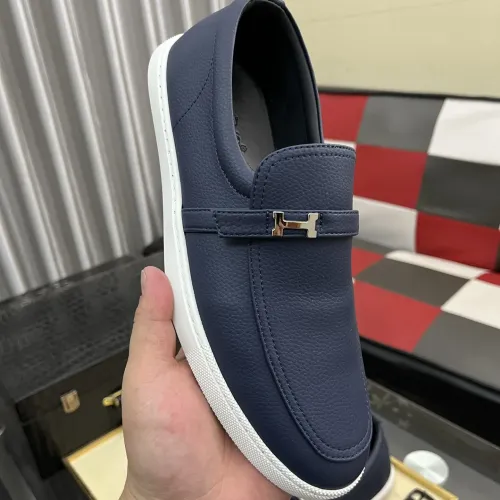 Replica Hermes Casual Shoes For Men #1417017 $82.00 USD for Wholesale