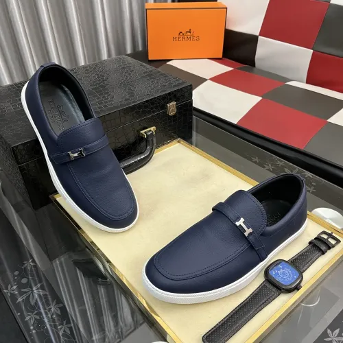 Replica Hermes Casual Shoes For Men #1417017 $82.00 USD for Wholesale