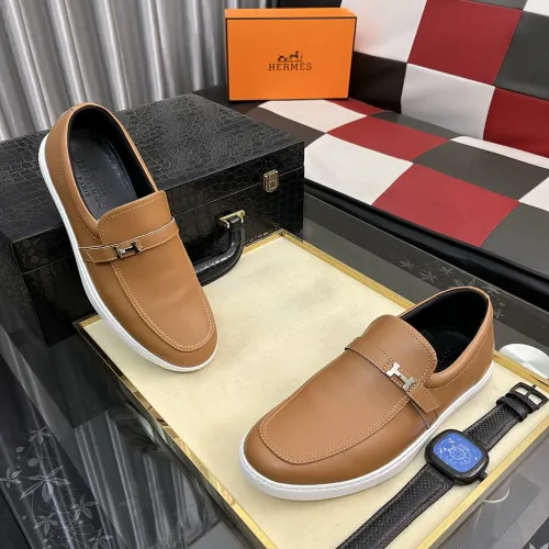 Replica Hermes Casual Shoes For Men #1417025 $82.00 USD for Wholesale