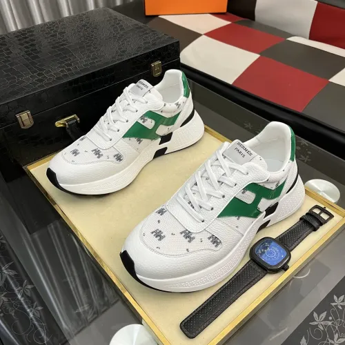 Replica Hermes Casual Shoes For Men #1417030 $98.00 USD for Wholesale