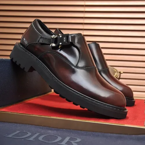 Replica Christian Dior Leather Shoes For Men #1417126 $105.00 USD for Wholesale