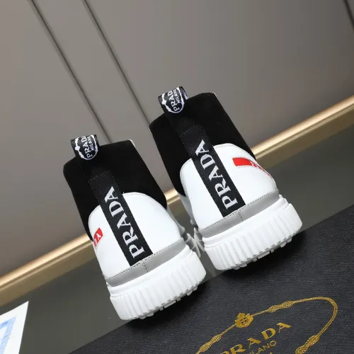 Replica Prada High Top Shoes For Men #1417142 $85.00 USD for Wholesale