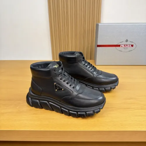 Wholesale Prada Boots For Men #1417147 $145.00 USD, Wholesale Quality Replica Prada Boots