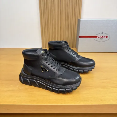Wholesale Prada Boots For Men #1417148 $145.00 USD, Wholesale Quality Replica Prada Boots