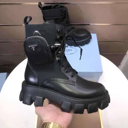 Replica Prada Boots For Women #1417157 $125.00 USD for Wholesale