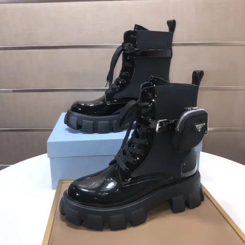 Wholesale Prada Boots For Women #1417159 $125.00 USD, Wholesale Quality Replica Prada Boots