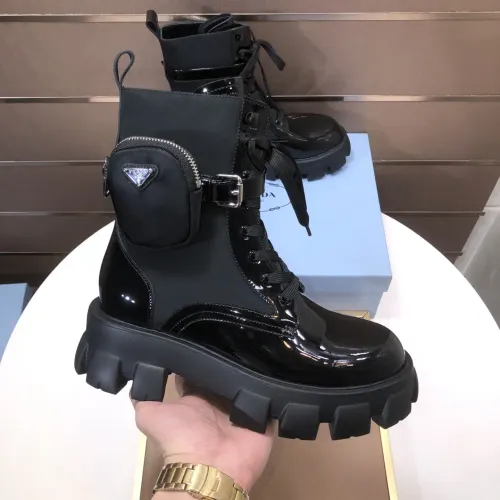 Replica Prada Boots For Women #1417159 $125.00 USD for Wholesale