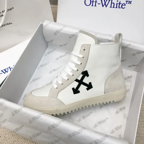 Replica Off-White High Tops Shoes For Men #1417455 $96.00 USD for Wholesale