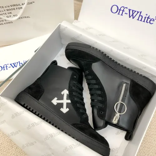 Replica Off-White High Tops Shoes For Men #1417457 $96.00 USD for Wholesale