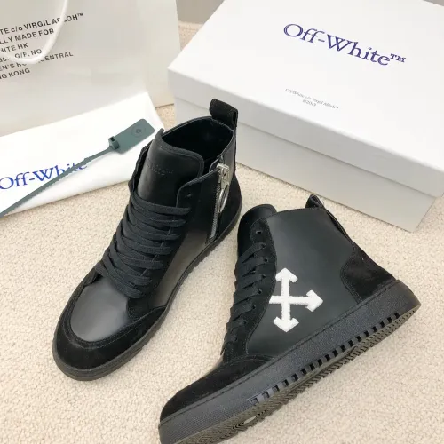 Replica Off-White High Tops Shoes For Men #1417457 $96.00 USD for Wholesale