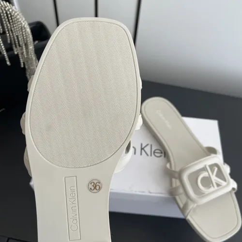 Replica Calvin Klein CK Slippers For Women #1417477 $64.00 USD for Wholesale