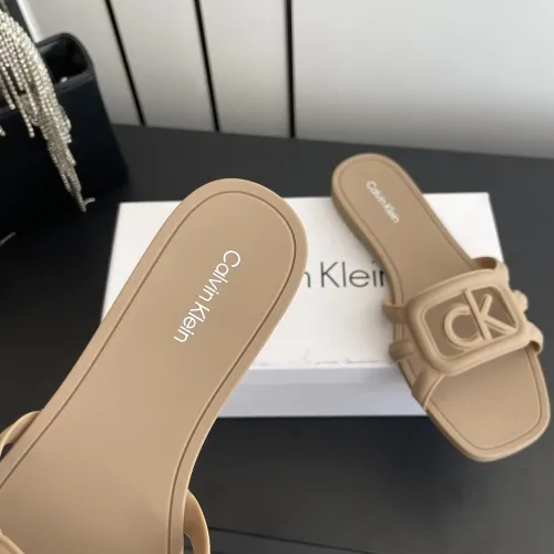 Replica Calvin Klein CK Slippers For Women #1417479 $64.00 USD for Wholesale