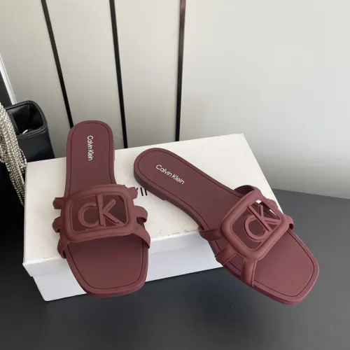 Replica Calvin Klein CK Slippers For Women #1417480 $64.00 USD for Wholesale