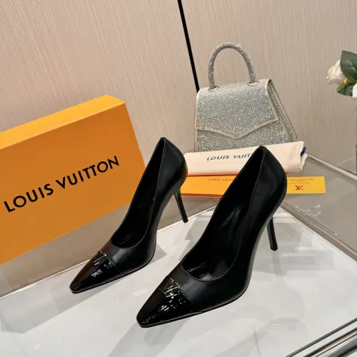 Wholesale Louis Vuitton High-Heeled Shoes For Women #1417544 $118.00 USD, Wholesale Quality Replica Louis Vuitton High-Heeled Shoes