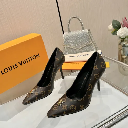 Wholesale Louis Vuitton High-Heeled Shoes For Women #1417545 $118.00 USD, Wholesale Quality Replica Louis Vuitton High-Heeled Shoes