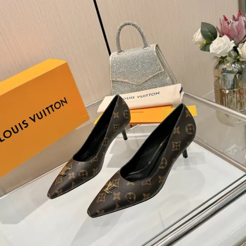 Wholesale Louis Vuitton High-Heeled Shoes For Women #1417555 $118.00 USD, Wholesale Quality Replica Louis Vuitton High-Heeled Shoes