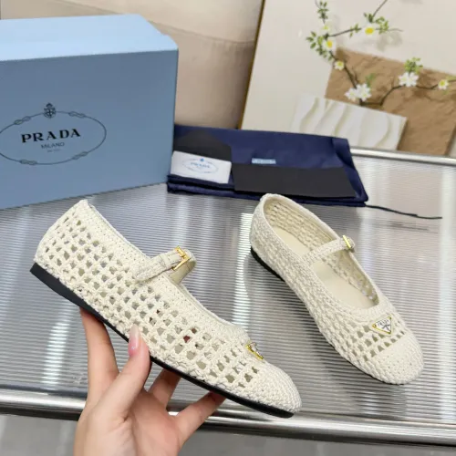 Replica Prada Flat Shoes For Women #1417564 $122.00 USD for Wholesale