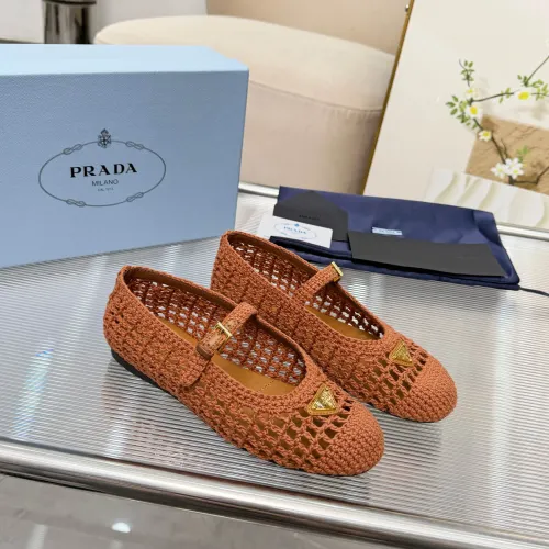 Replica Prada Flat Shoes For Women #1417565 $122.00 USD for Wholesale