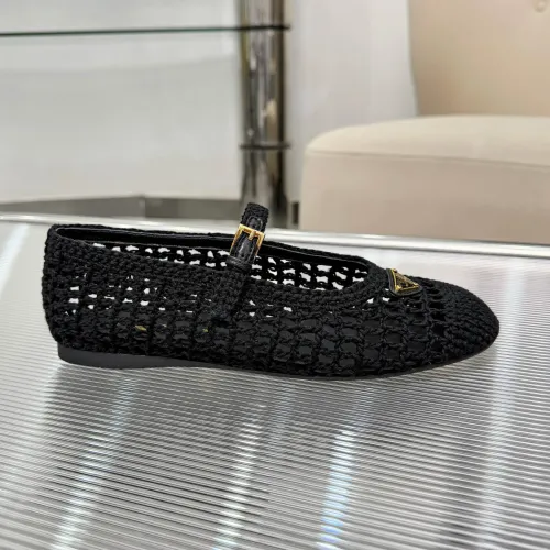 Replica Prada Flat Shoes For Women #1417566 $122.00 USD for Wholesale