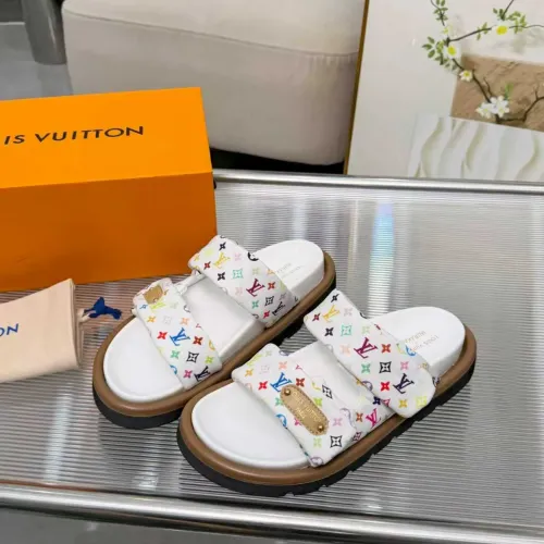Wholesale Louis Vuitton Slippers For Women #1417570 $76.00 USD, Wholesale Quality Replica Louis Vuitton Slippers