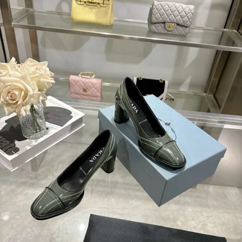 Replica Prada High-heeled Shoes For Women #1417578 $105.00 USD for Wholesale