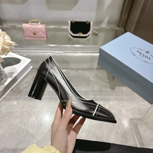 Replica Prada High-heeled Shoes For Women #1417580 $105.00 USD for Wholesale