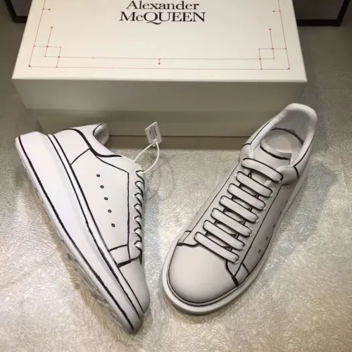 Wholesale Alexander McQueen Casual Shoes For Men #1417585 $100.00 USD, Wholesale Quality Replica Alexander McQueen Casual Shoes