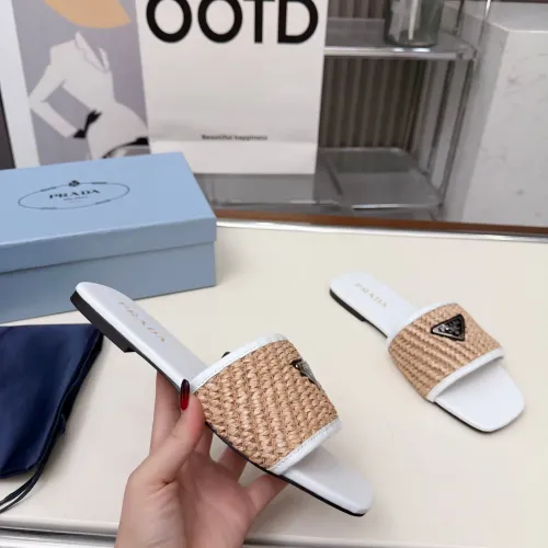 Replica Prada Slippers For Women #1417587 $82.00 USD for Wholesale