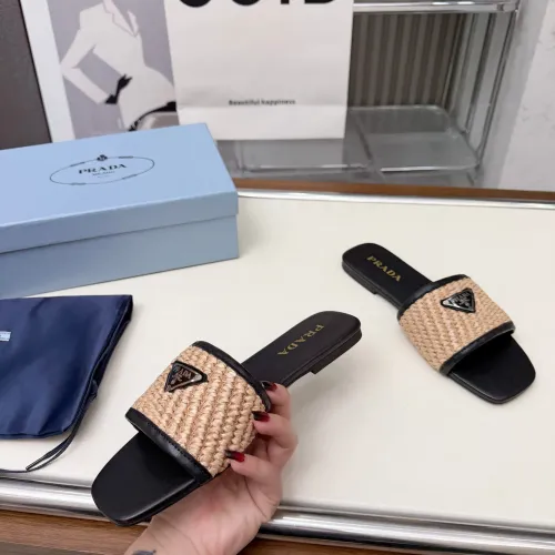 Replica Prada Slippers For Women #1417596 $82.00 USD for Wholesale
