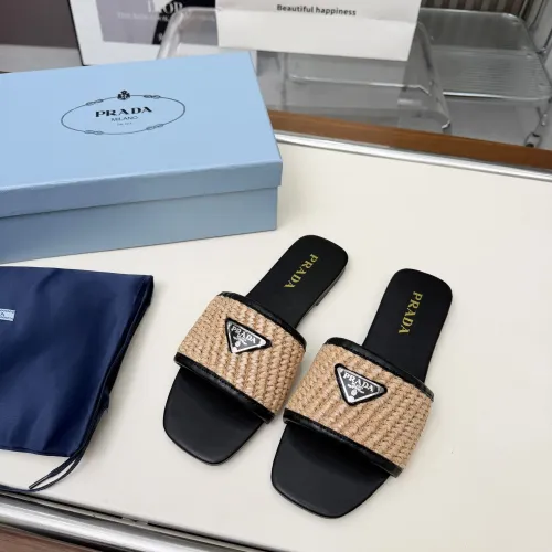 Replica Prada Slippers For Women #1417596 $82.00 USD for Wholesale