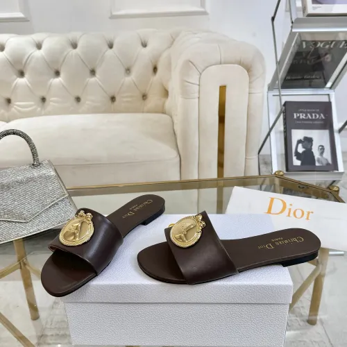 Replica Christian Dior Slippers For Women #1417611 $82.00 USD for Wholesale