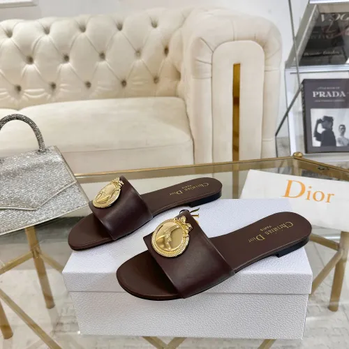 Replica Christian Dior Slippers For Women #1417611 $82.00 USD for Wholesale