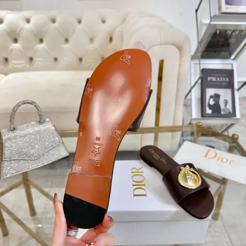 Replica Christian Dior Slippers For Women #1417611 $82.00 USD for Wholesale
